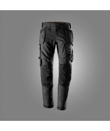 AllroundWork, Canvas Stretch Trousers Holster Pockets
