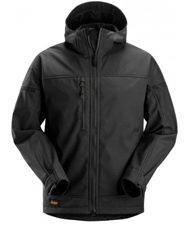 AllroundWork, Hooded Softshell Stretch Jacket