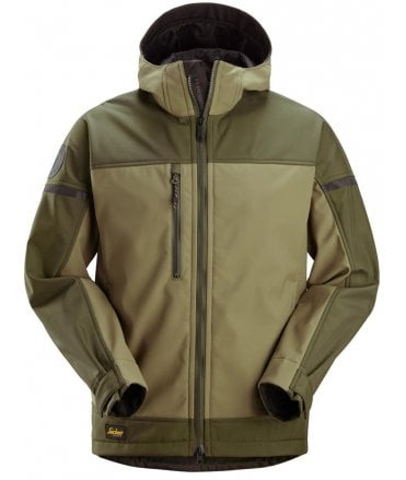 AllroundWork, Hooded Softshell Stretch Jacket