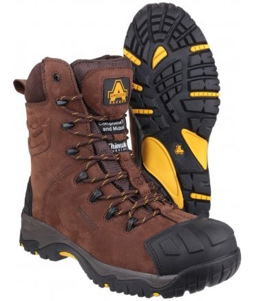 Amblers Safety AS995 S3 Pillar Waterproof Hi-leg Lace up Safety Boot