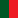 Bottle Green/Fire Red