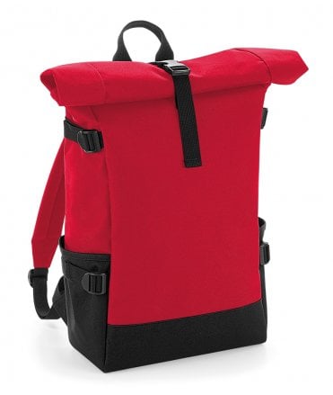 BagBase Block Roll-Top Backpack