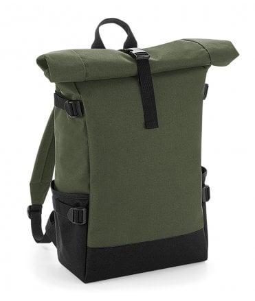 BagBase Block Roll-Top Backpack