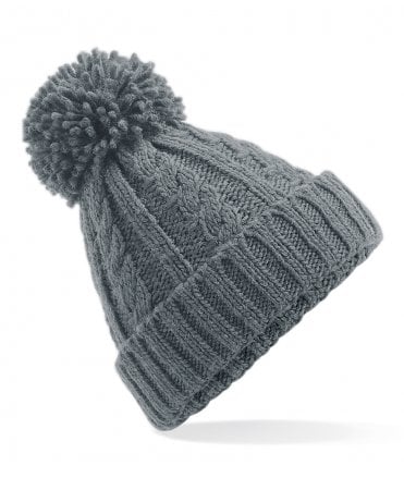 Beechfield Cable Knit Melange Beanie