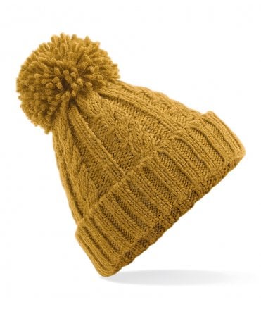 Beechfield Cable Knit Melange Beanie
