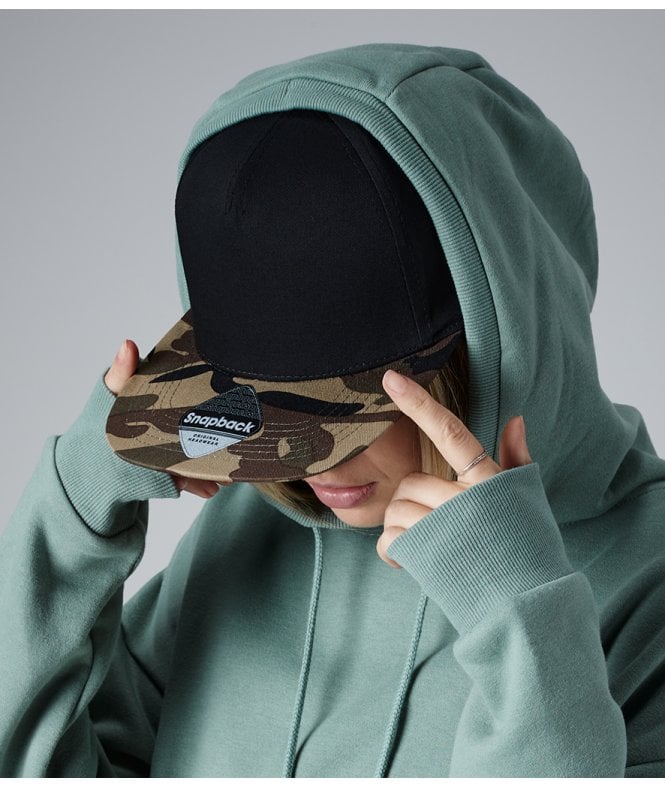 Beechfield  Camo Snapback Cap