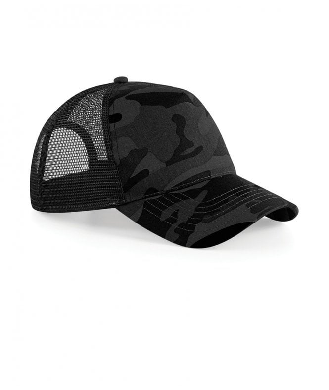 Beechfield  Camo Snapback Trucker Cap