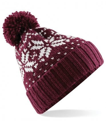Beechfield Fair Isle Snowstar Beanie