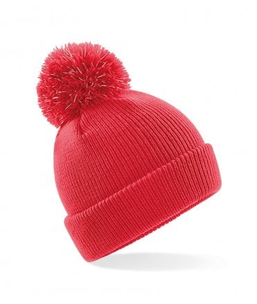 Beechfield Kids Reflective Bobble Beanie