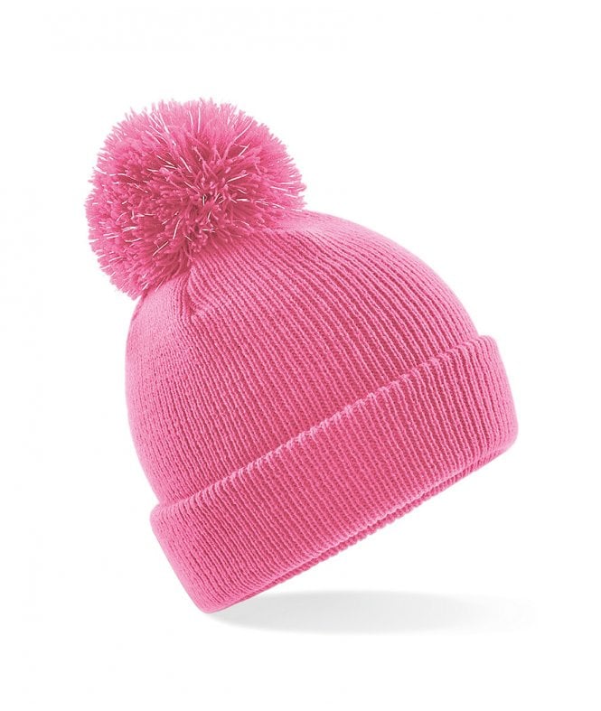 Beechfield  Kids Reflective Bobble Beanie