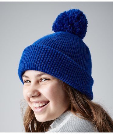 Beechfield Kids Reflective Bobble Beanie