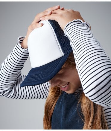 Beechfield Kids Vintage Snapback Trucker Cap