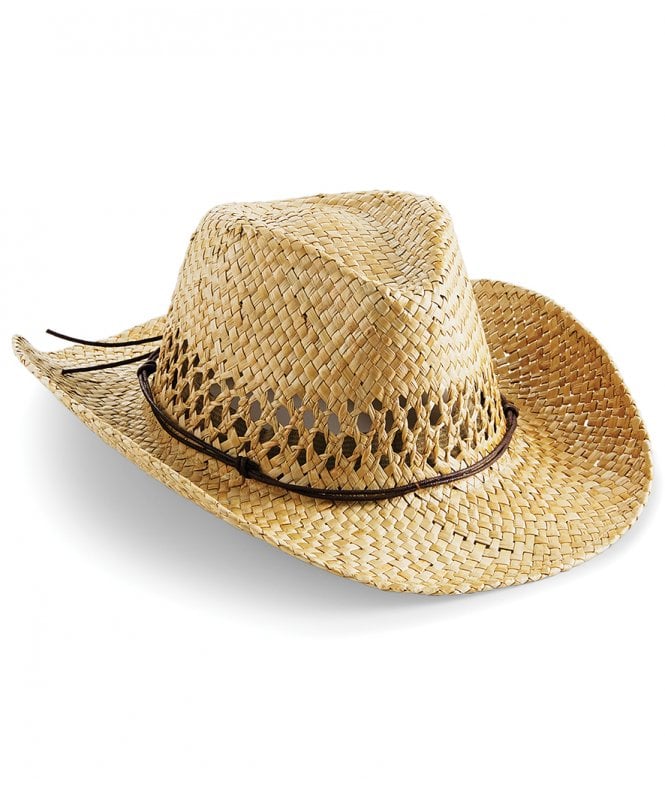 Beechfield  Straw Cowboy Hat
