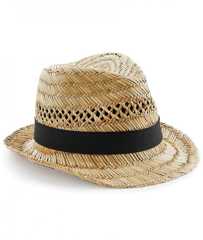 Beechfield  Straw Summer Trilby