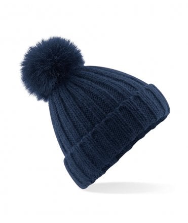 Beechfield Verbier Fur Pop Pom Beanie