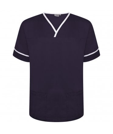 Behrens Scrub Tunic with Contrast Trim