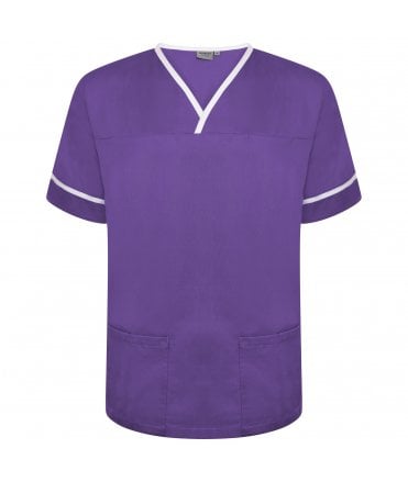Behrens Scrub Tunic with Contrast Trim