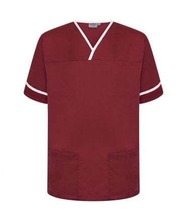 Behrens Scrub Tunic with Contrast Trim