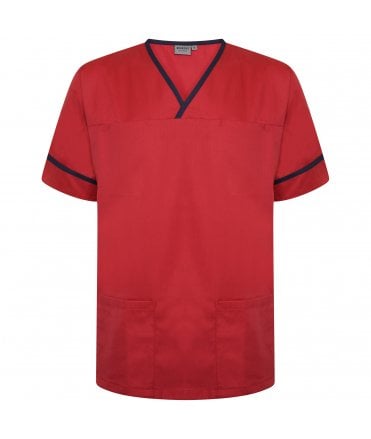 Behrens Scrub Tunic with Contrast Trim