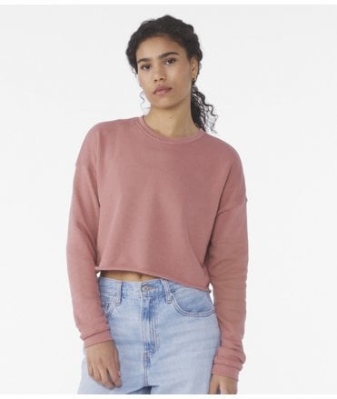 Bella Ladies Cropped Sweatshirt