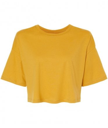 Bella Ladies Jersey Crop Tee