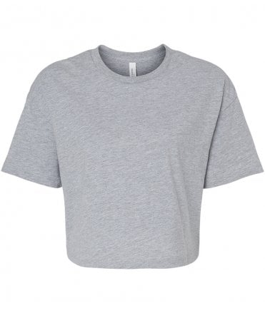 Bella Ladies Jersey Crop Tee