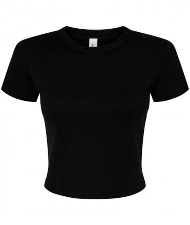 Bella Ladies Micro Rib Baby T-Shirt