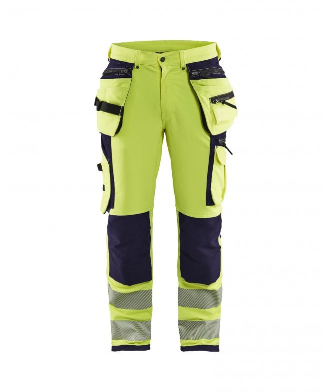 Blaklader  Contrast High Vis Trouser 4-Way Stretch