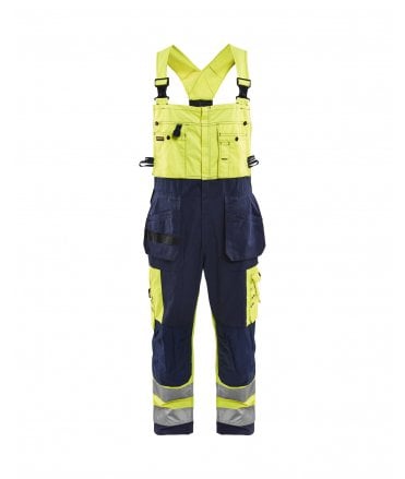 Blaklader Hi Vis Bib Overalls With Holster