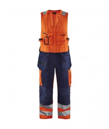Blaklader High Vis Contrast Sleeveless Overall