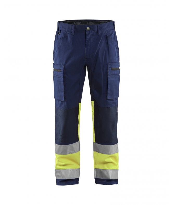 Blaklader  High Vis Trousers With Stretch