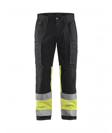 Blaklader High Vis Trousers With Stretch