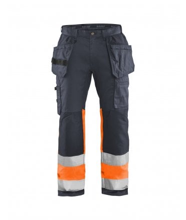 Blaklader High Vis Trousers With Stretch