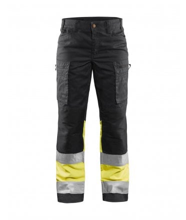 Blaklader Ladies Hi-Vis Trouser With Stretch Panels