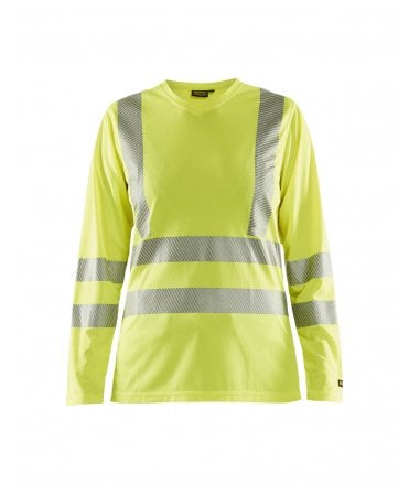 Blaklader Ladies High Vis T-Shirt Long Sleeve