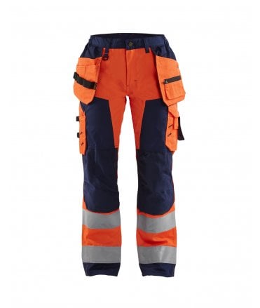 Blaklader Ladies High Vis Trousers Two Tone