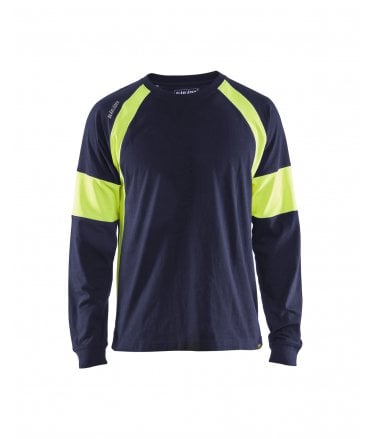 Blaklader Long-Sleeve Hi-Visibility T-Shirt