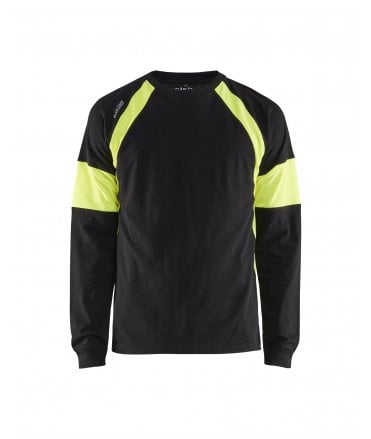 Blaklader Long-Sleeve Hi-Visibility T-Shirt