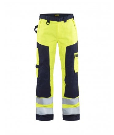 Blaklader Multinorm Craftsman Trousers Vis/Navy Blue