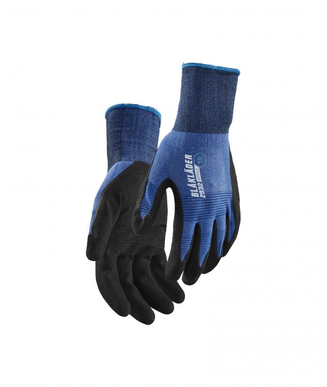 Blaklader  Nitrile-Dipped Elasticated Work Gloves (12 Pack)