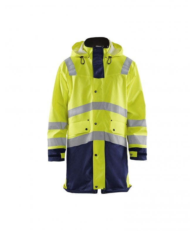 Blaklader  Rain Coat High Vis Level 3