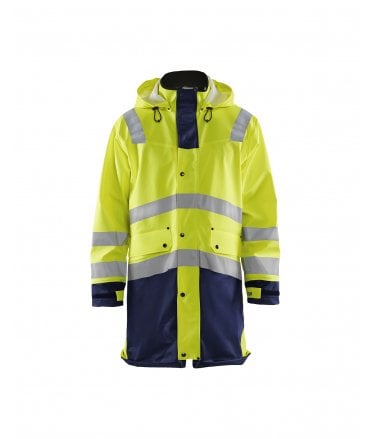 Blaklader Rain Coat High Vis Level 3