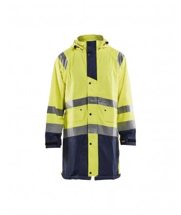 Blaklader Rain Jacket High Vis Level 1