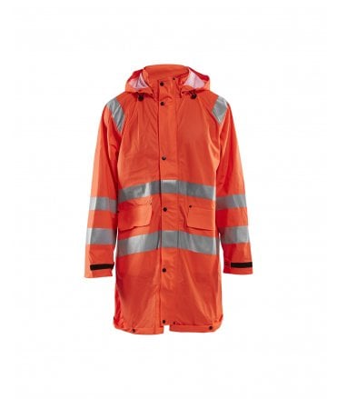 Blaklader Rain Jacket High Vis Level 1