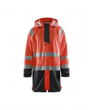 Blaklader Rain Jacket High Vis Level 1