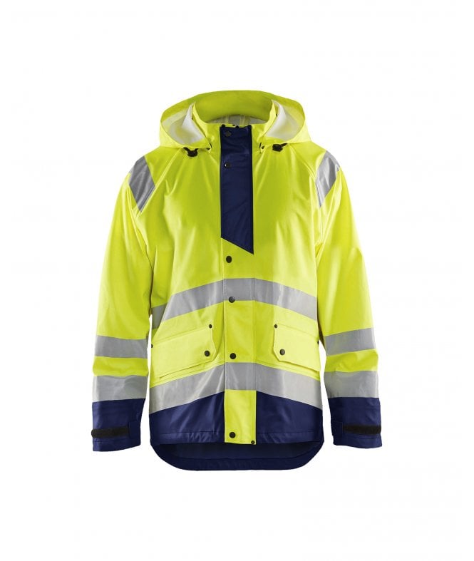 Blaklader  Rain Jacket High Vis Level 3