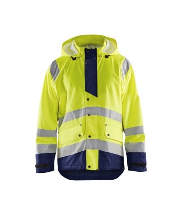 Blaklader Rain Jacket High Vis Level 3