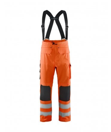 Blaklader Rain Trousers Hi-Vis Level 2