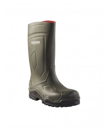 Blaklader Safety Wellington Boot S5 Army Green/Black