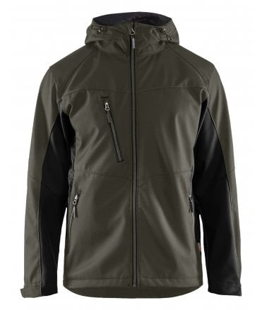 Blaklader Smooth Softshell Jacket With Hood